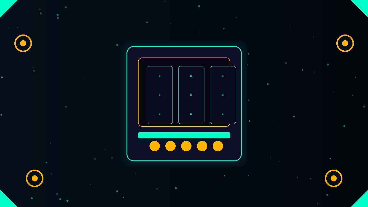 سلوت الباعة المتجولين مع فوانيس السوق المتوهجة